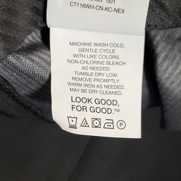 Reaction Kenneth Cole Men's NWT Black Slim Fit Pleated Dress Pants Sz 34W x 32L - Picture 12 of 12